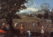 Nicolas Poussin The Summer  Ruth and Boaz oil painting